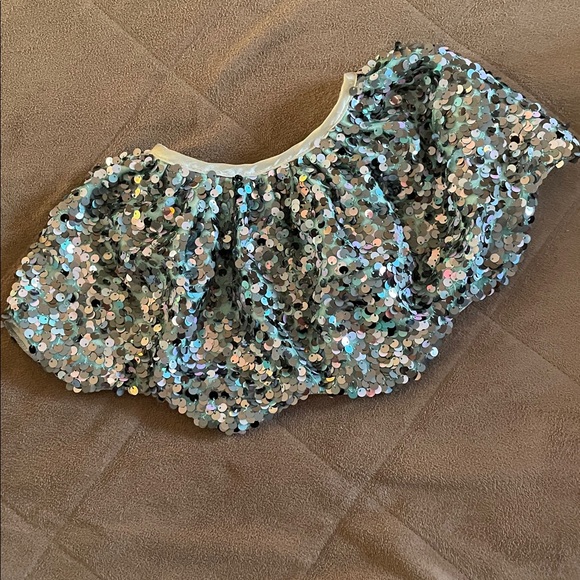 Cat & Jack Glittering Sequin Shrug Size XS-M - Picture 4 of 6